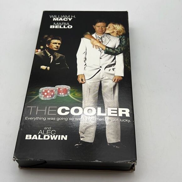 The Cooler VHS Comedy Drama Alec Baldwin Mario Bello‎ William H Macy - Picture 1 of 3